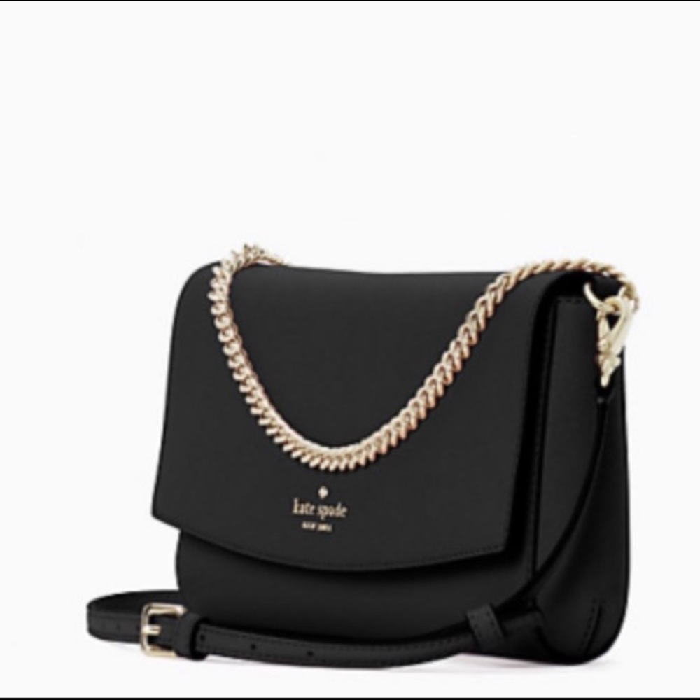 KateSpade laurel way greer crossbody in black. - Picture 2 of 6